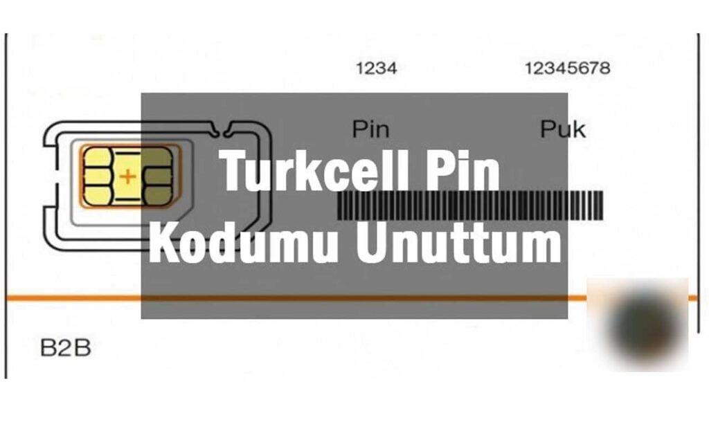 Turkcell PIN Kodunu Unuttum